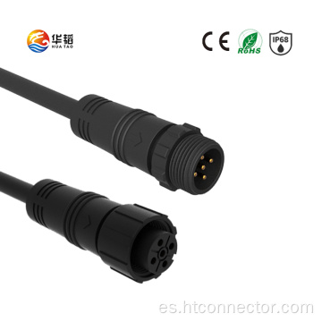 Cabeza de goma de nylon conector impermeable M16 Cabeza recta